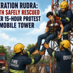 Operation Rudra: Youth Safely Rescued After 15-Hour Protest on Mobile Tower