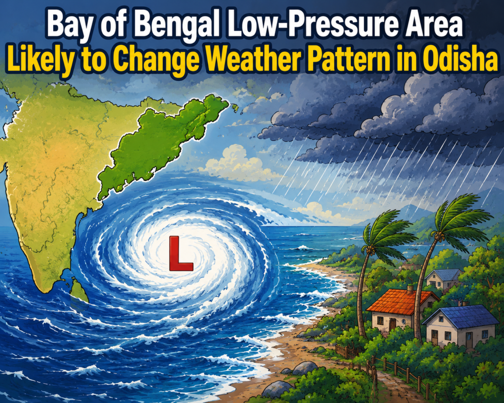 Bay of Bengal Low-Pressure Area Likely to Change Weather Pattern in Odisha
