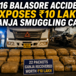 NH-16 Balasore Accident Exposes ₹10 Lakh Ganja Smuggling Case