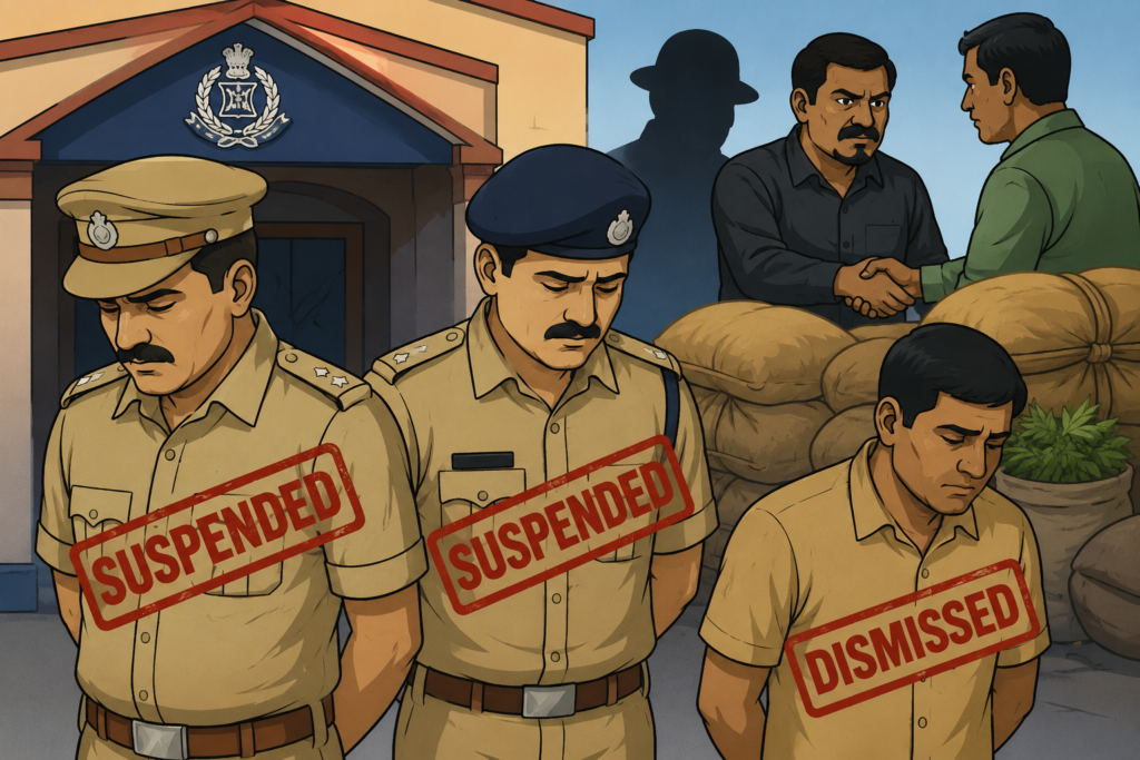 Odisha Police Personnel Face Action Over Alleged Links With Ganja Smugglers in Bargarh