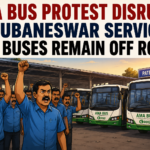 Ama Bus Protest Disrupts Bhubaneswar Services, 117 Buses Remain Off Roads