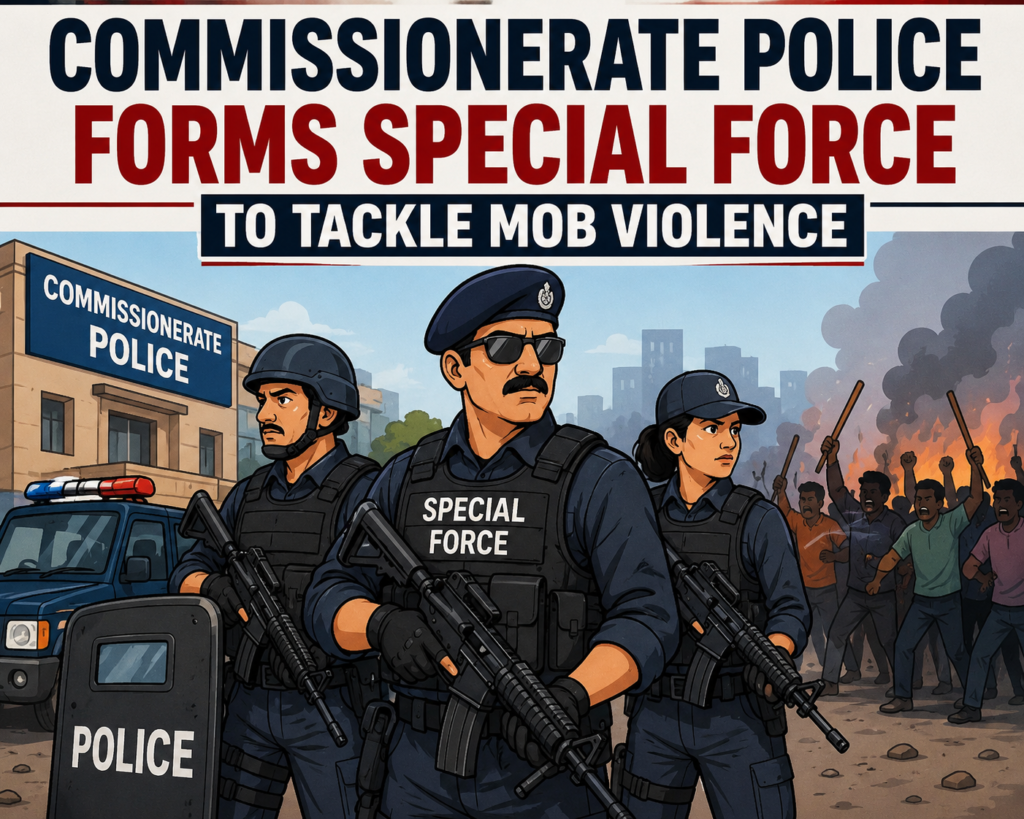 Commissionerate Police Forms Special Force to Tackle Mob Violence