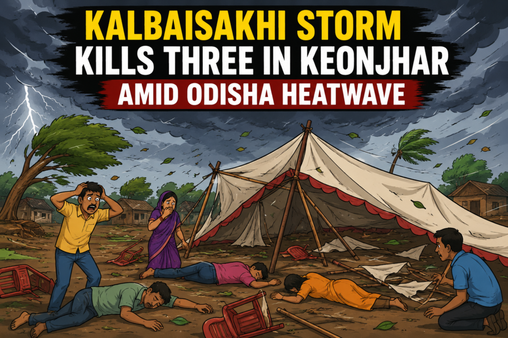Kalbaisakhi Storm Kills Three in Keonjhar Amid Odisha Heatwave