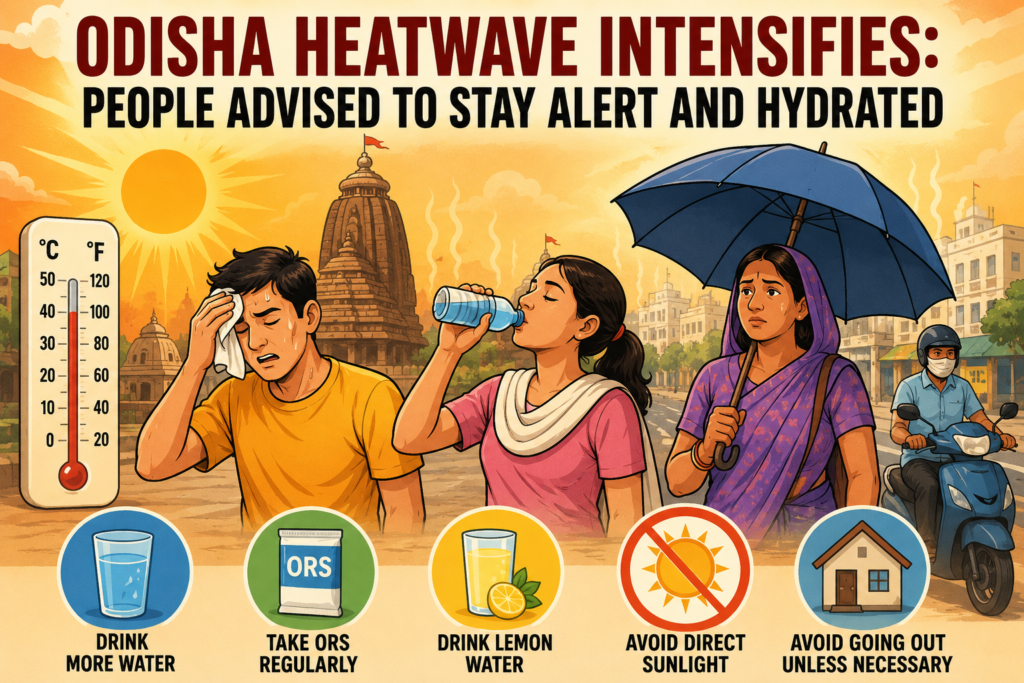 Odisha Heatwave Intensifies; Citizens Advised to Stay Alert and Take Precautions