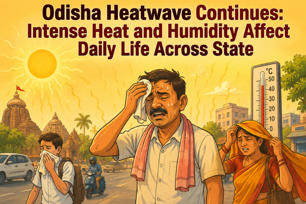 Odisha Heatwave Continues: Intense Heat and Humidity Affect Daily Life Across State