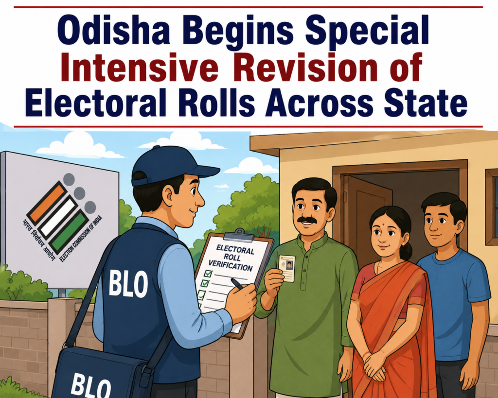 Odisha Begins Special Intensive Revision of Electoral Rolls; BLOs Launch Door-to-Door Verification Drive