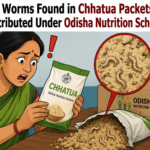 Serious Allegations in Bargarh: Worms, Sand Found in Chhatua Distributed Under Nutrition Scheme