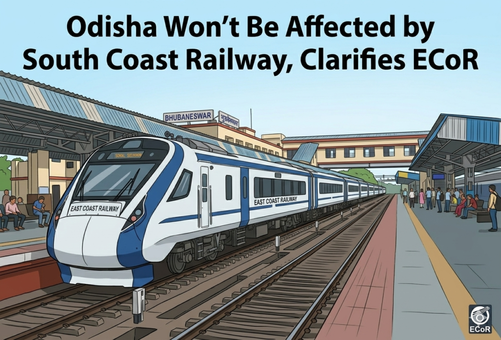 Odisha Won’t Be Affected by South Coast Railway, Clarifies ECoR