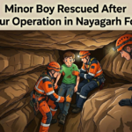 Minor Boy Rescued After 9-Hour Operation in Nayagarh Forest