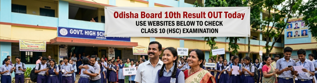 Odisha Board 10th Result OUT Today