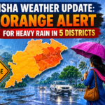 Odisha Weather Update: Orange Alert for Heavy Rain in 5 Districts
