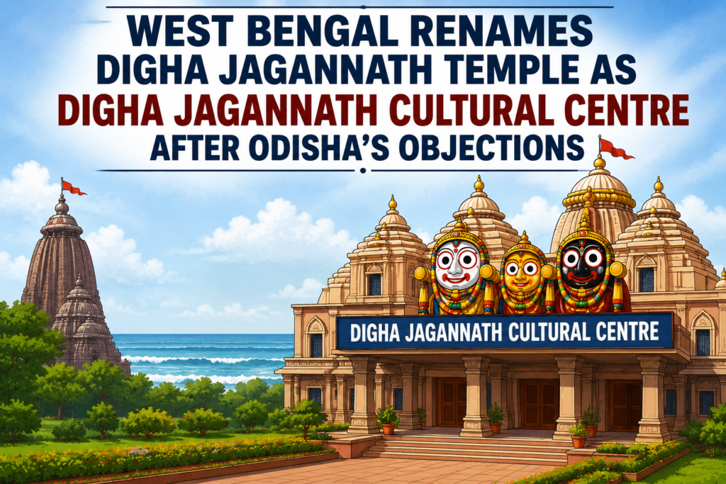 West Bengal Renames Digha Jagannath Temple, Drops ‘Dham’ Tag