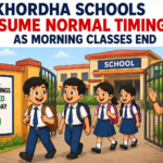 Khordha Schools Resume Normal Timings After Weather Conditions Improve