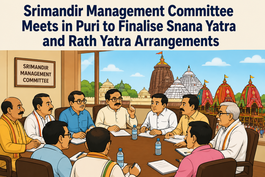 Srimandir Management Committee Meets in Puri to Finalise Snana Yatra and Rath Yatra Arrangements