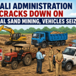 Niali Administration Cracks Down on Illegal Sand Mining, Vehicles Seized