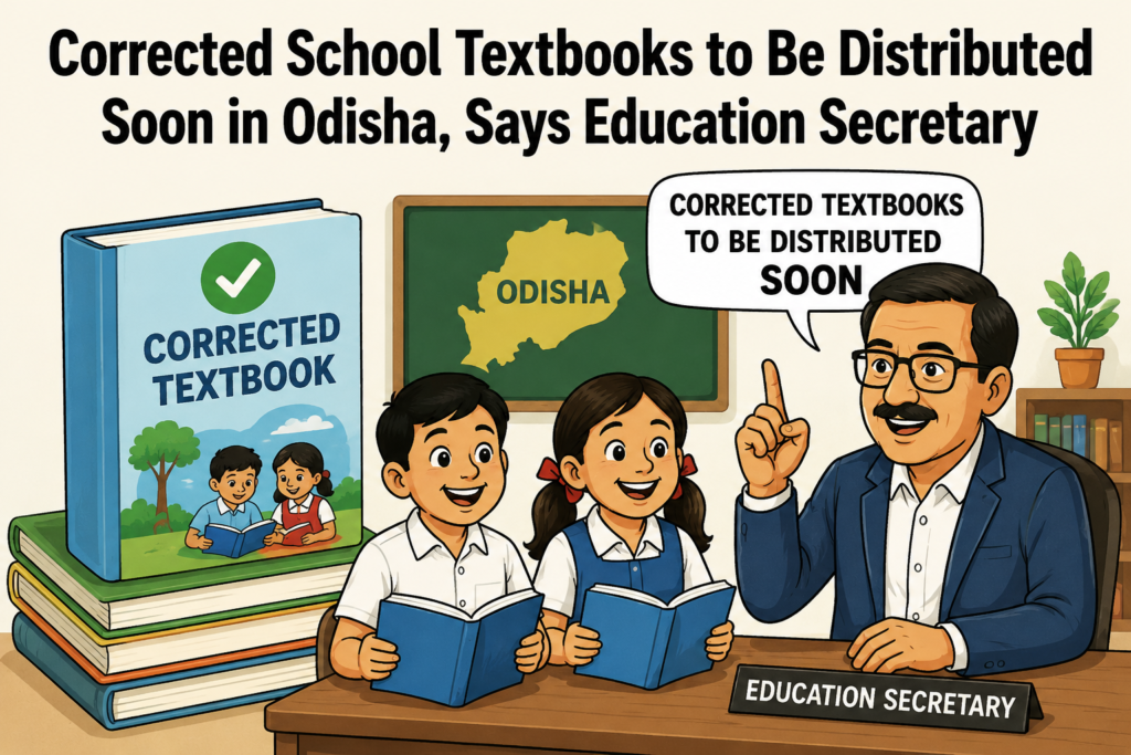Corrected School Textbooks to Be Distributed Soon in Odisha, Says Education Secretary