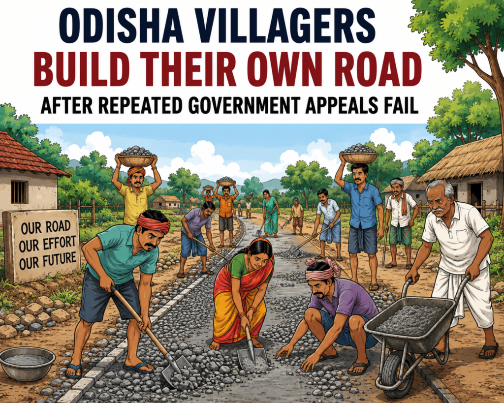Odisha Villagers Build Their Own Road After Repeated Government Appeals Fail