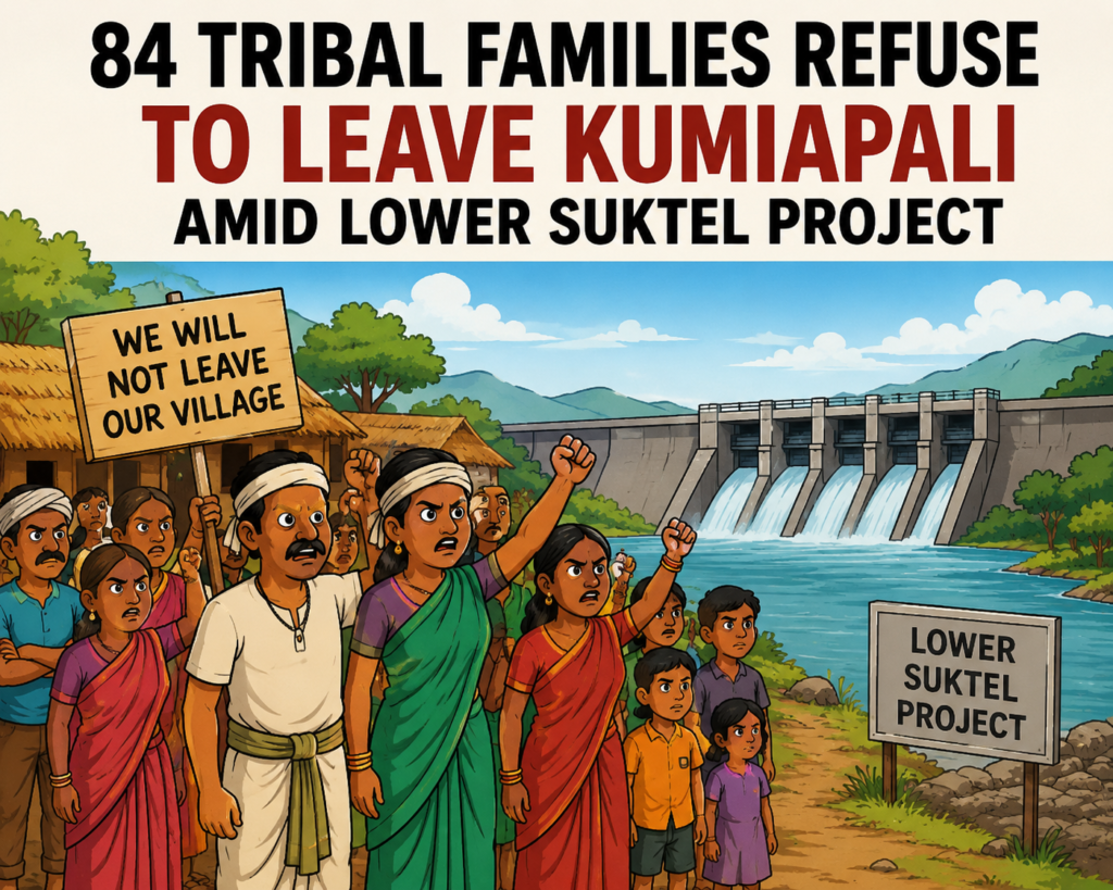84 Tribal Families Refuse to Leave Kumiapali Village Amid Lower Suktel Project Reservoir Filling