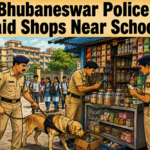 Bhubaneswar police conduct surprise raids at shops near educational institutions with a dog squad