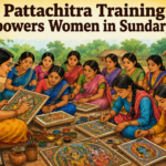 Women and girls in Suidihi Panchayat learn Pattachitra art through a livelihood-focused training initiative.