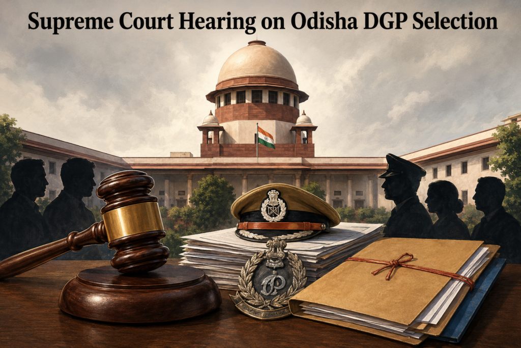 Odisha DGP Selection Under Supreme Court Scrutiny
