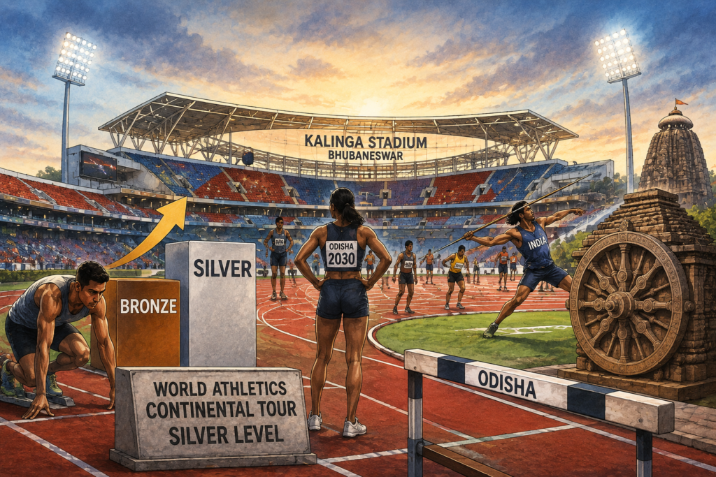 Bhubaneswar prepares for World Athletics Continental Tour Silver meet