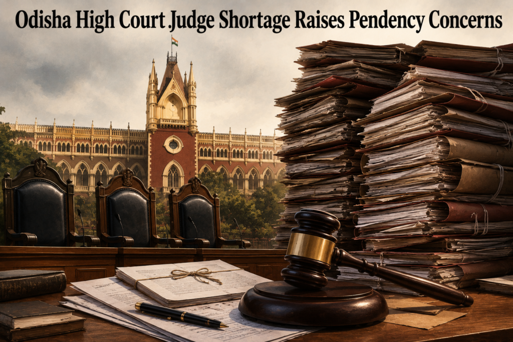Odisha High Court Case Pendency Draws Fresh Concern
