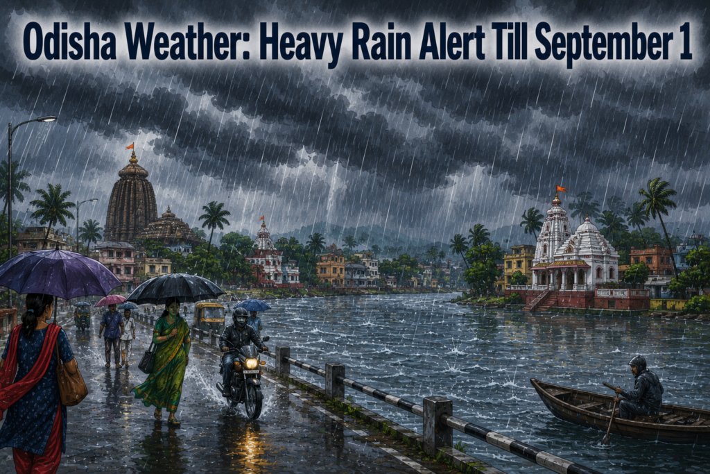 Odisha weather heavy rain alert for Keonjhar Mayurbhanj and Balasore