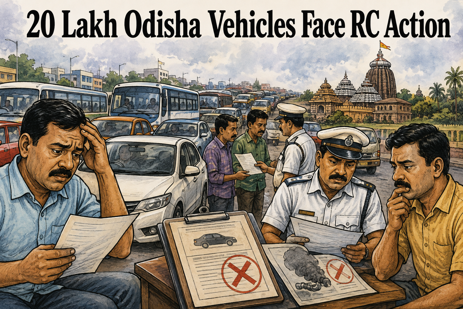 Vehicles in Odisha facing possible action over expired fitness and PUC certificates