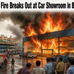 massive-fire-car-showroom-haldia-padar-brahmapur