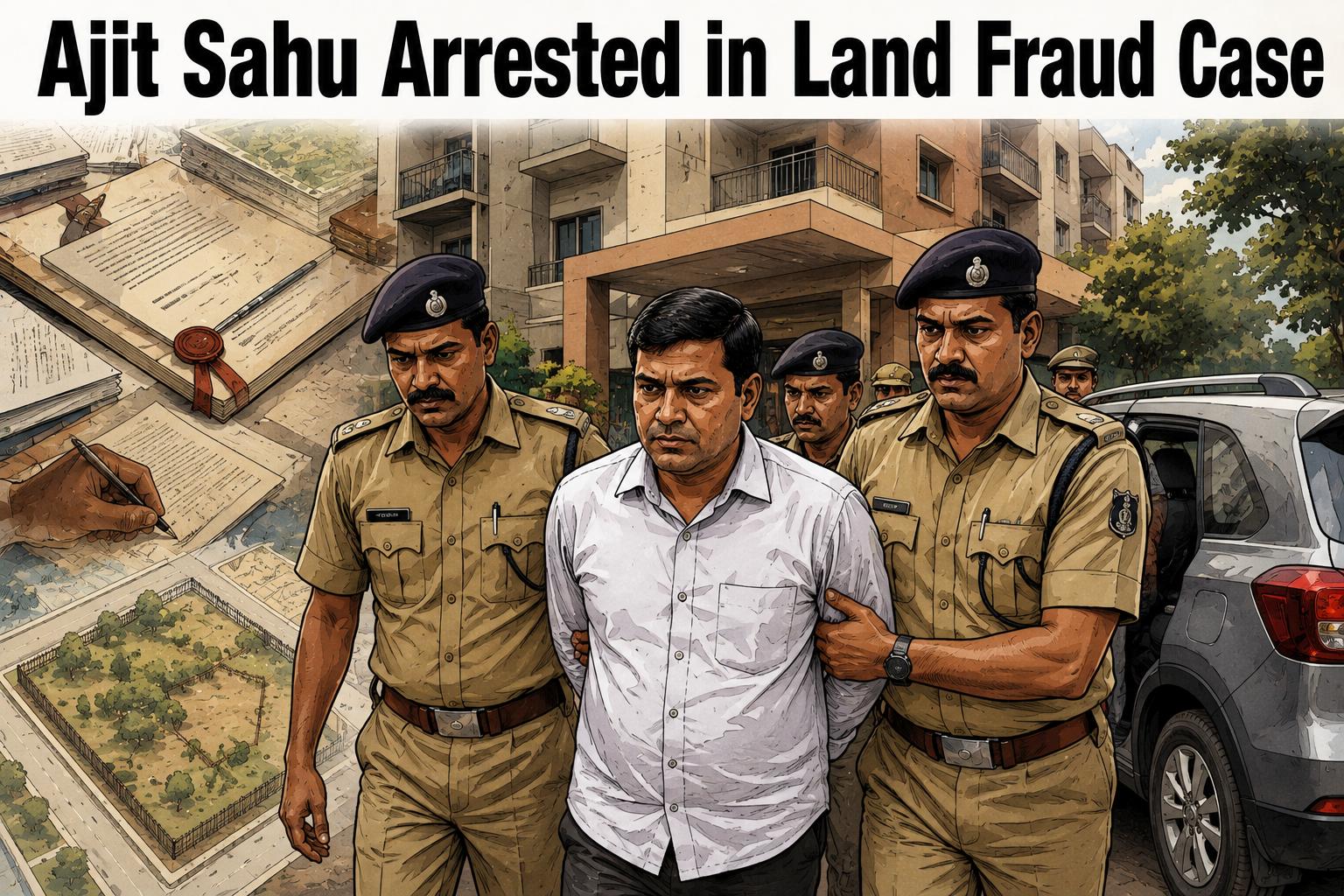 Ajit Sahu arrested following Sujit Kumar’s complaint over alleged land fraud
