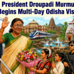 President Droupadi Murmu arriving in Odisha for her multi-day official visit