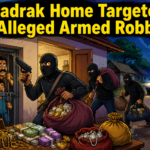 Police investigation after alleged armed robbery at a house in Judagadia village of Bhadrak district
