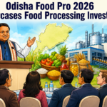Chief Minister Mohan Charan Majhi at Odisha Food Pro 2026 investment promotion event in New Delhi