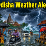 Dark rain clouds over Odisha as IMD issues weather alert with Orange Warning for Mayurbhanj