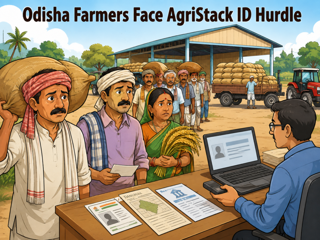 Odisha farmers face AgriStack ID requirement for Kharif paddy procurement