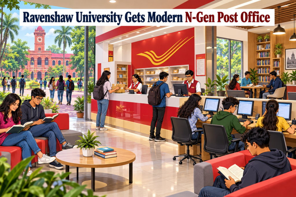 Modern N-Gen Post Office inaugurated at Ravenshaw University campus in Cuttack