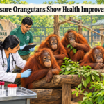 Rescued orangutans from Balasore under health monitoring at Nandankanan Zoological Park