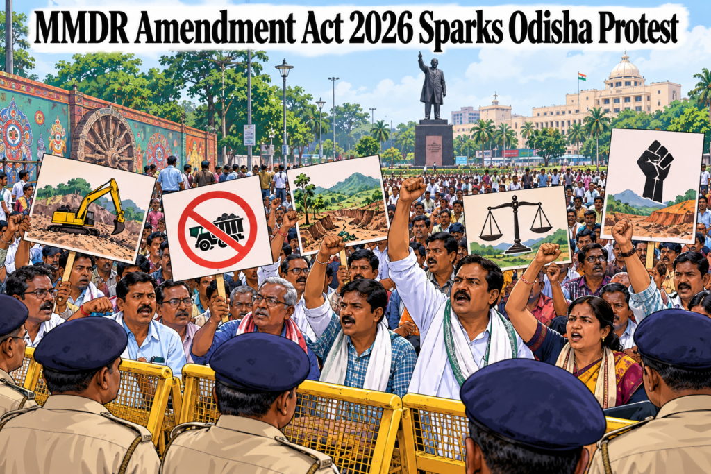 MMDR Amendment Act 2026 Becomes Fresh Political Flashpoint in Odisha