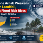 Cyclone Arnab Weakens After Landfall, Flash Flood Risk Rises Across South Odisha