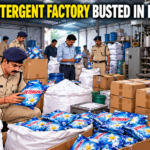 Police raid suspected fake detergent manufacturing unit near Ranital Market in Bhadrak