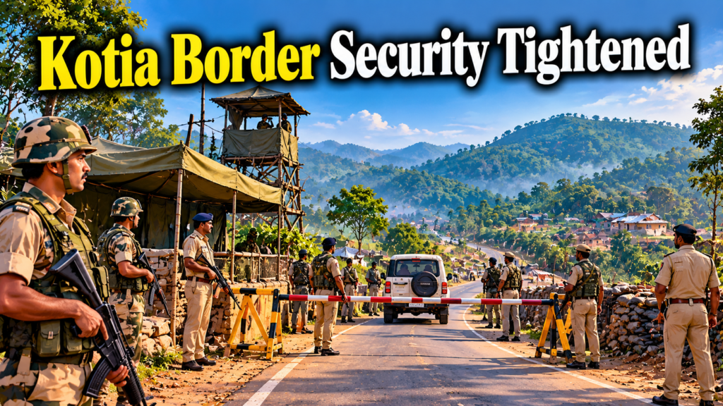 Koraput Police Tighten Security Along Odisha-Andhra Border in Kotia