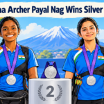 Odisha archer Payal Nag and Sheetal Devi win silver in women’s para compound doubles archery for India.